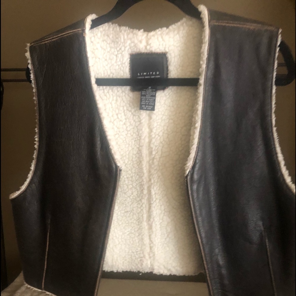Leather vest